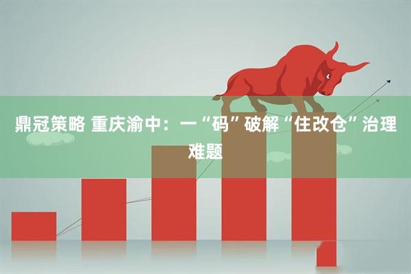 鼎冠策略 重庆渝中：一“码”破解“住改仓”治理难题